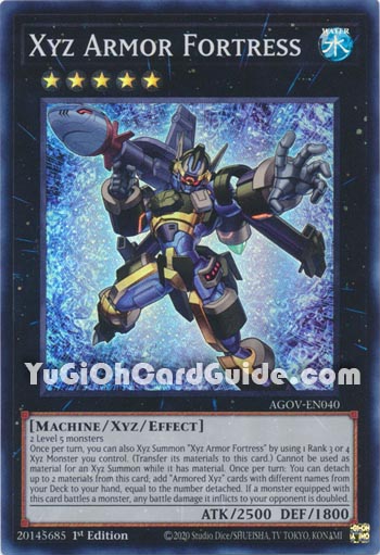 Yu-Gi-Oh Card: Xyz Armor Fortress