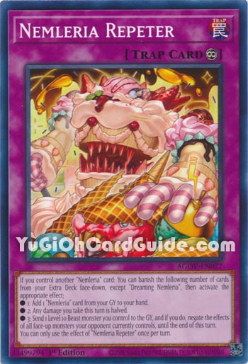 Yu-Gi-Oh Card: Nemleria Repeter