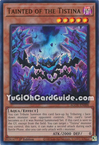 Yu-Gi-Oh Card: Tainted of the Tistina