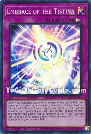 Yu-Gi-Oh Card: Embrace of the Tistina