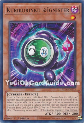 Yu-Gi-Oh Card: Kurikurinku @Ignister