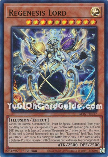 Yu-Gi-Oh Card: Regenesis Lord