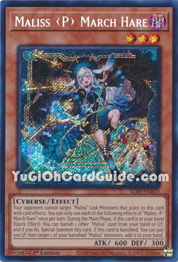 Yu-Gi-Oh Card: Maliss <P> March Hare