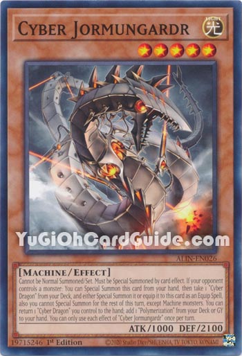 Yu-Gi-Oh Card: Cyber Jormungardr