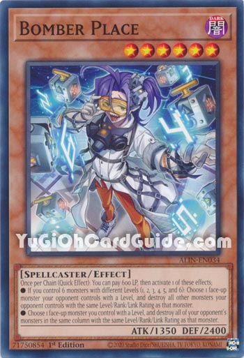 Yu-Gi-Oh Card: Bomber Place