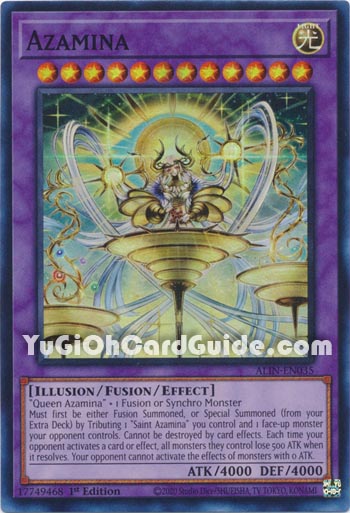 Yu-Gi-Oh Card: Azamina