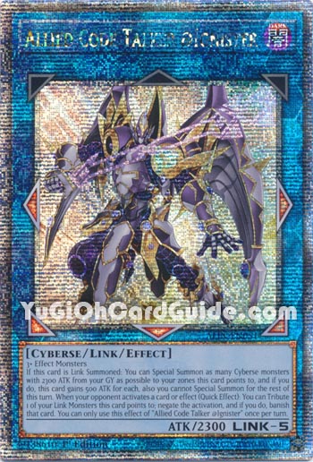 Yu-Gi-Oh Card: Allied Code Talker @Ignister