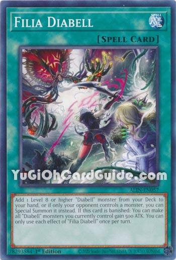 Yu-Gi-Oh Card: Filia Diabell