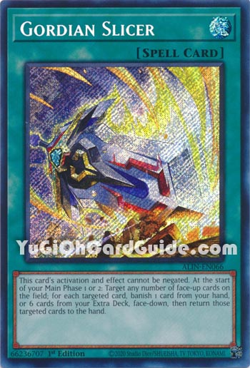 Yu-Gi-Oh Card: Gordian Slicer