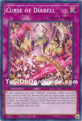 Yu-Gi-Oh Card: Curse of Diabell