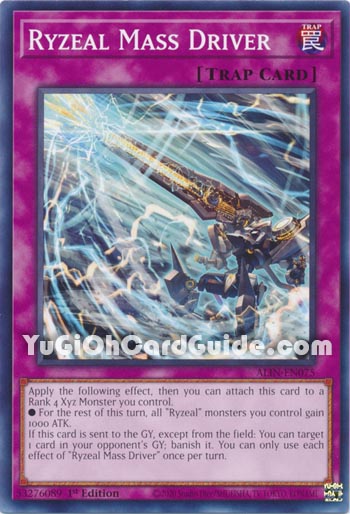 Yu-Gi-Oh Card: Ryzeal Mass Driver