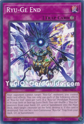 Yu-Gi-Oh Card: Ryu-Ge End