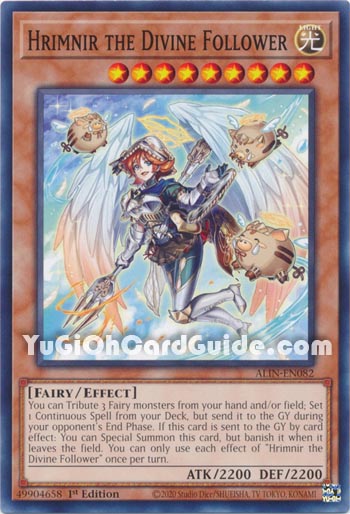 Yu-Gi-Oh Card: Hrimnir the Divine Follower