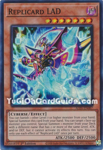 Yu-Gi-Oh Card: Replicard LAD