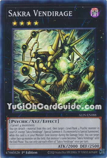 Yu-Gi-Oh Card: Sakra Vendirage