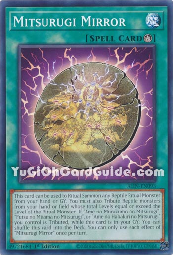 Yu-Gi-Oh Card: Mitsurugi Mirror