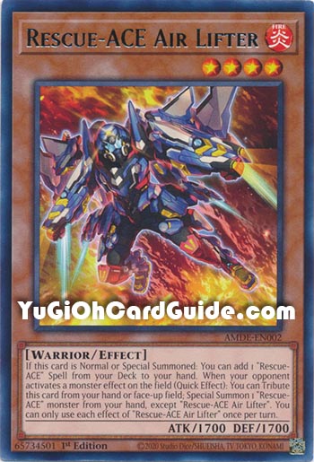 Yu-Gi-Oh Card: Rescue-ACE Air Lifter