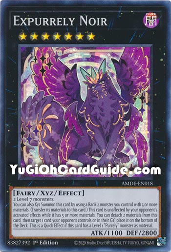 Yu-Gi-Oh Card: Expurrely Noir