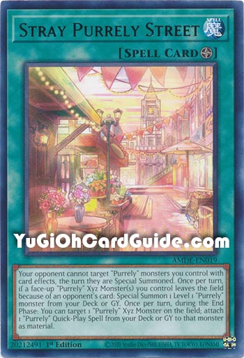 Yu-Gi-Oh Card: Stray Purrely Street