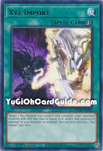 Yu-Gi-Oh Card: Xyz Import