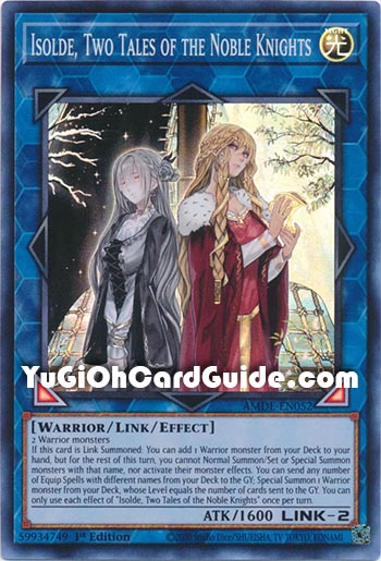 Yu-Gi-Oh Card: Isolde, Two Tales of the Noble Knights