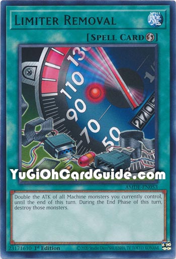 Yu-Gi-Oh Card: Limiter Removal