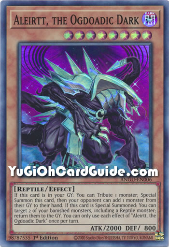 Yu-Gi-Oh Card: Aleirtt, the Ogdoadic Dark