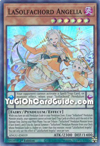Yu-Gi-Oh Card: LaSolfachord Angelia