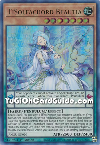 Yu-Gi-Oh Card: TiSolfachord Beautia