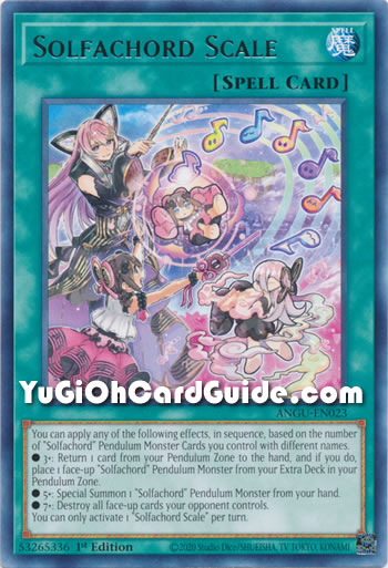 Yu-Gi-Oh Card: Solfachord Scale