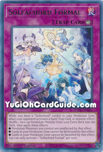 Yu-Gi-Oh Card: Solfachord Formal