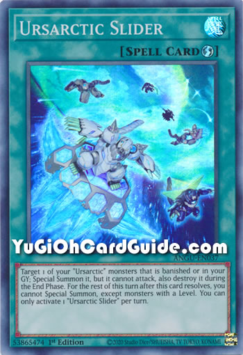 Yu-Gi-Oh Card: Ursarctic Slider