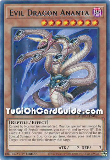 Yu-Gi-Oh Card: Evil Dragon Ananta