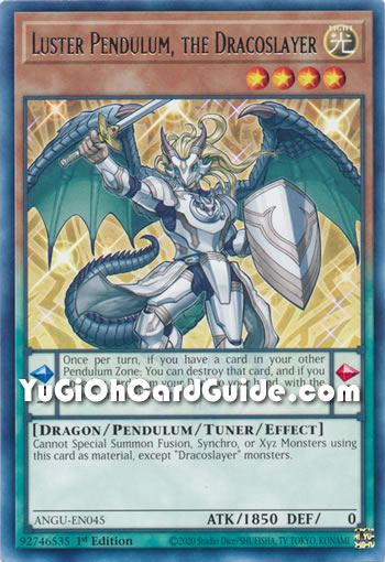 Yu-Gi-Oh Card: Luster Pendulum, the Dracoslayer