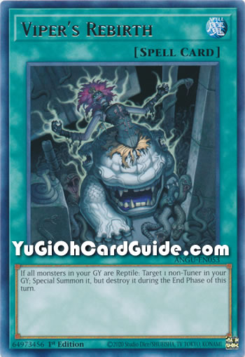 Yu-Gi-Oh Card: Viper's Rebirth