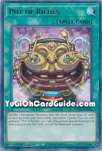 Yu-Gi-Oh Card: Pot of Riches
