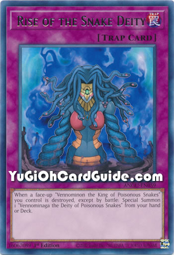 Yu-Gi-Oh Card: Rise of the Snake Deity