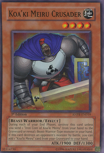 Yu-Gi-Oh Card: Koa'ki Meiru Crusader