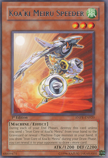 Yu-Gi-Oh Card: Koa'ki Meiru Speeder