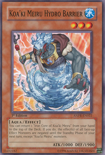 Yu-Gi-Oh Card: Koa'ki Meiru Hydro Barrier