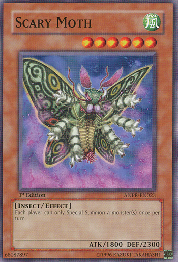 Yu-Gi-Oh Card: Scary Moth