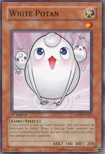 Yu-Gi-Oh Card: White Potan