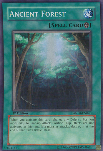Yu-Gi-Oh Card: Ancient Forest