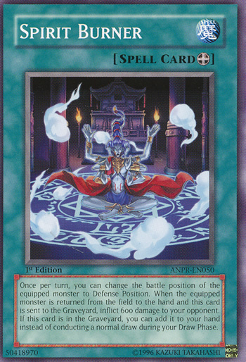 Yu-Gi-Oh Card: Spirit Burner