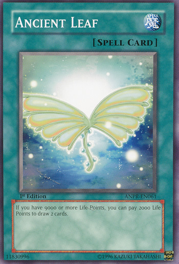 Yu-Gi-Oh Card: Ancient Leaf