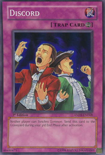 Yu-Gi-Oh Card: Discord