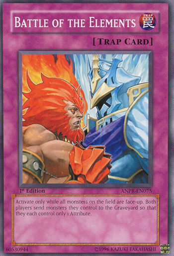 Yu-Gi-Oh Card: Battle of the Elements