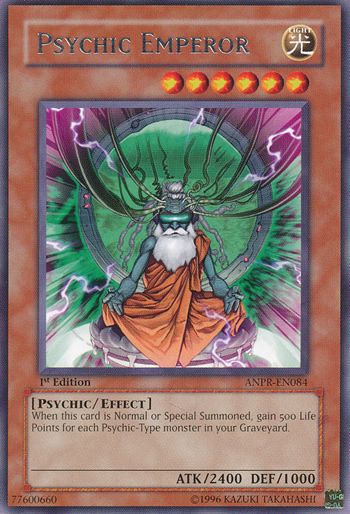 Yu-Gi-Oh Card: Psychic Emperor