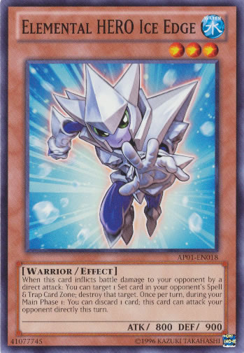 Yu-Gi-Oh Card: Elemental HERO Ice Edge