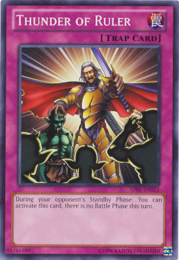 Yu-Gi-Oh Card: Thunder of Ruler